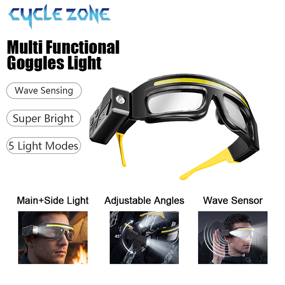 Night Vision Goggles Head Mounted - 센서 안경 라이트 안개 방지 안전