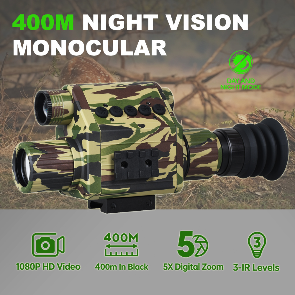 Night Vision Monocular 1080P - 디지털 나이트 비전 단안경 주야간 관측경