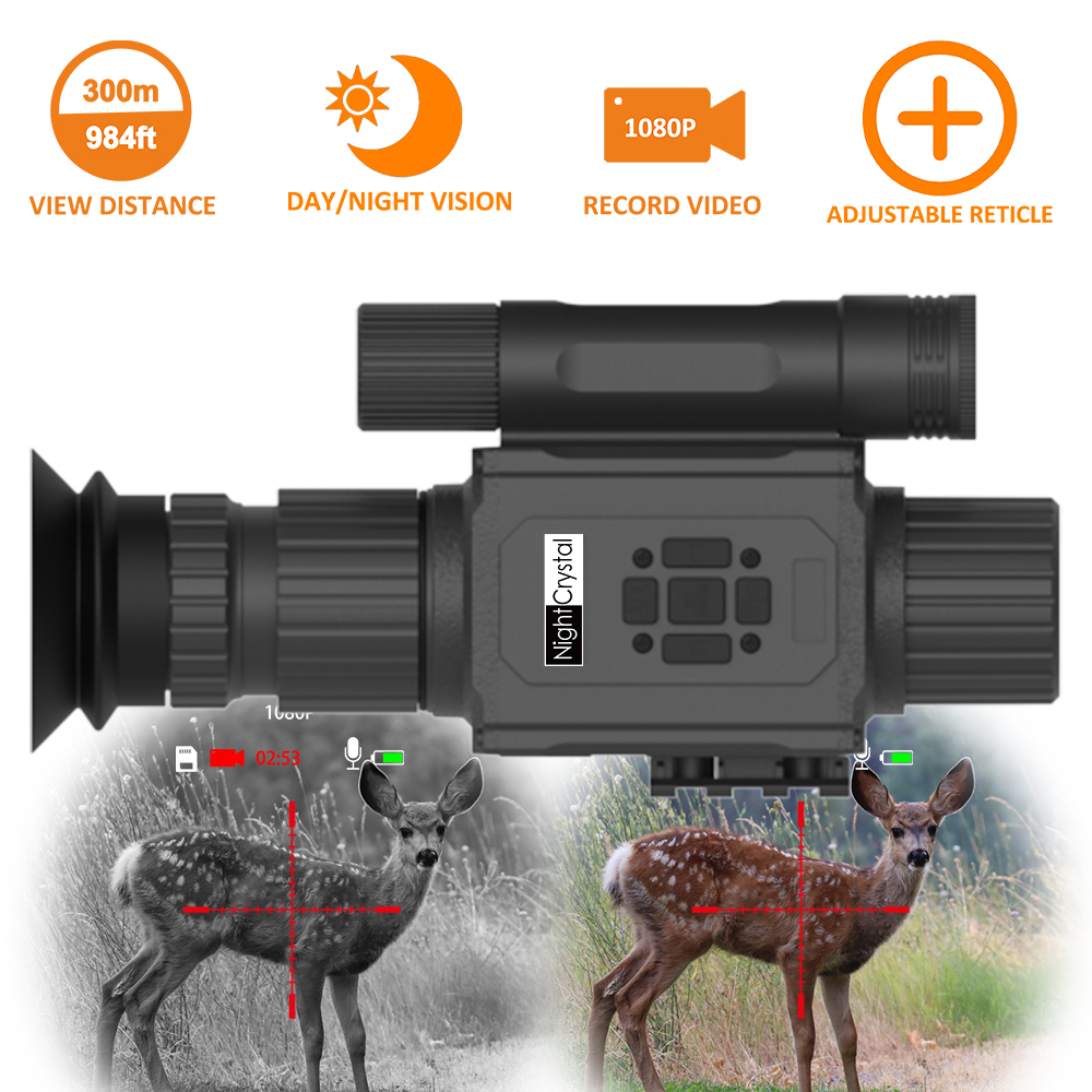 Night Vision Scope 4X Digital - 메가오레이 NK008 플러스 디지털 야간 투시경,