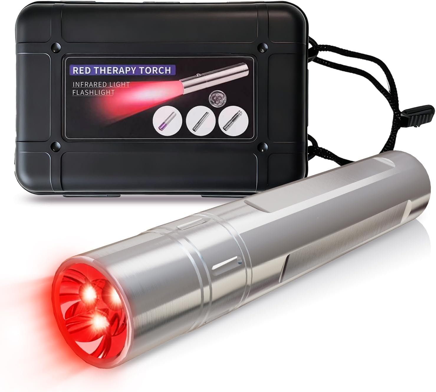 Ir Illuminator 850Nm Flashlight - 630+660+850nm 휴대용 적색광 치료기 적외선 램프
