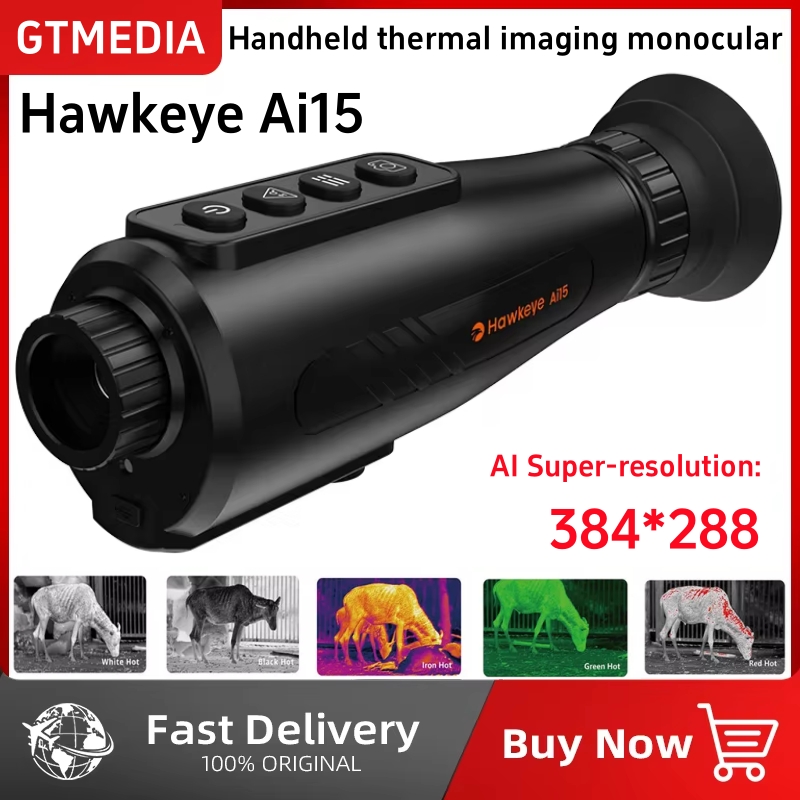 Night Vision Monocular 1080P - GTMEDIA AI15열화상 단안 열화상 카메라 다중