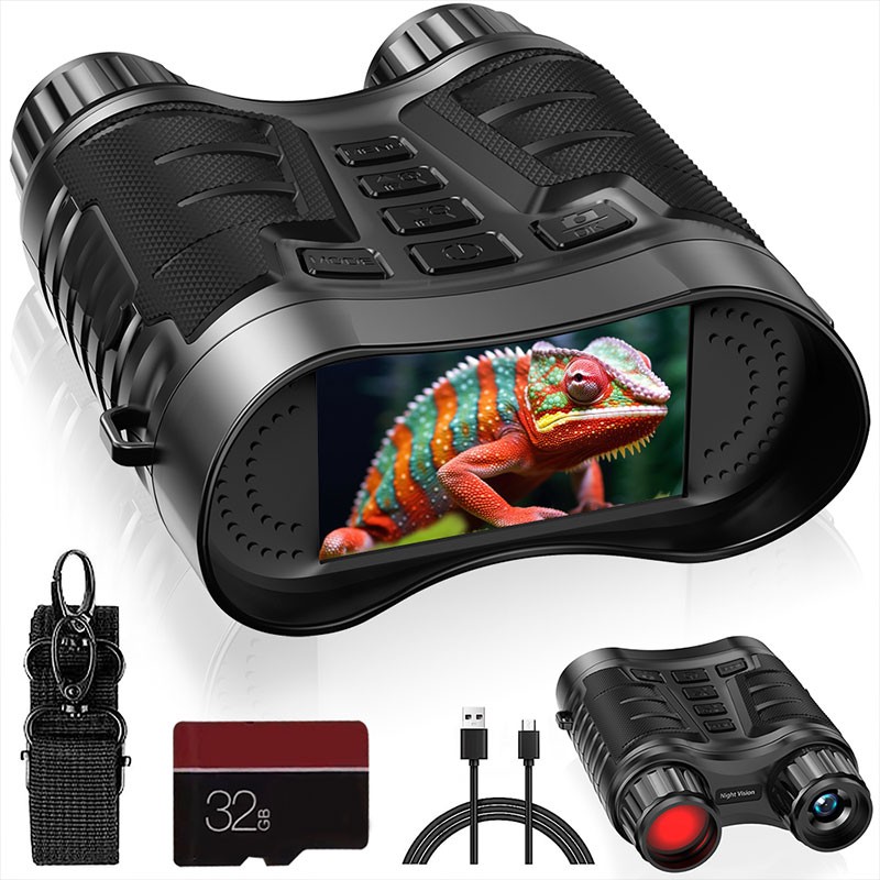 Digital Night Vision Binoculars 4K - Maxgeek NV2181 쌍안 8X 디지털 줌