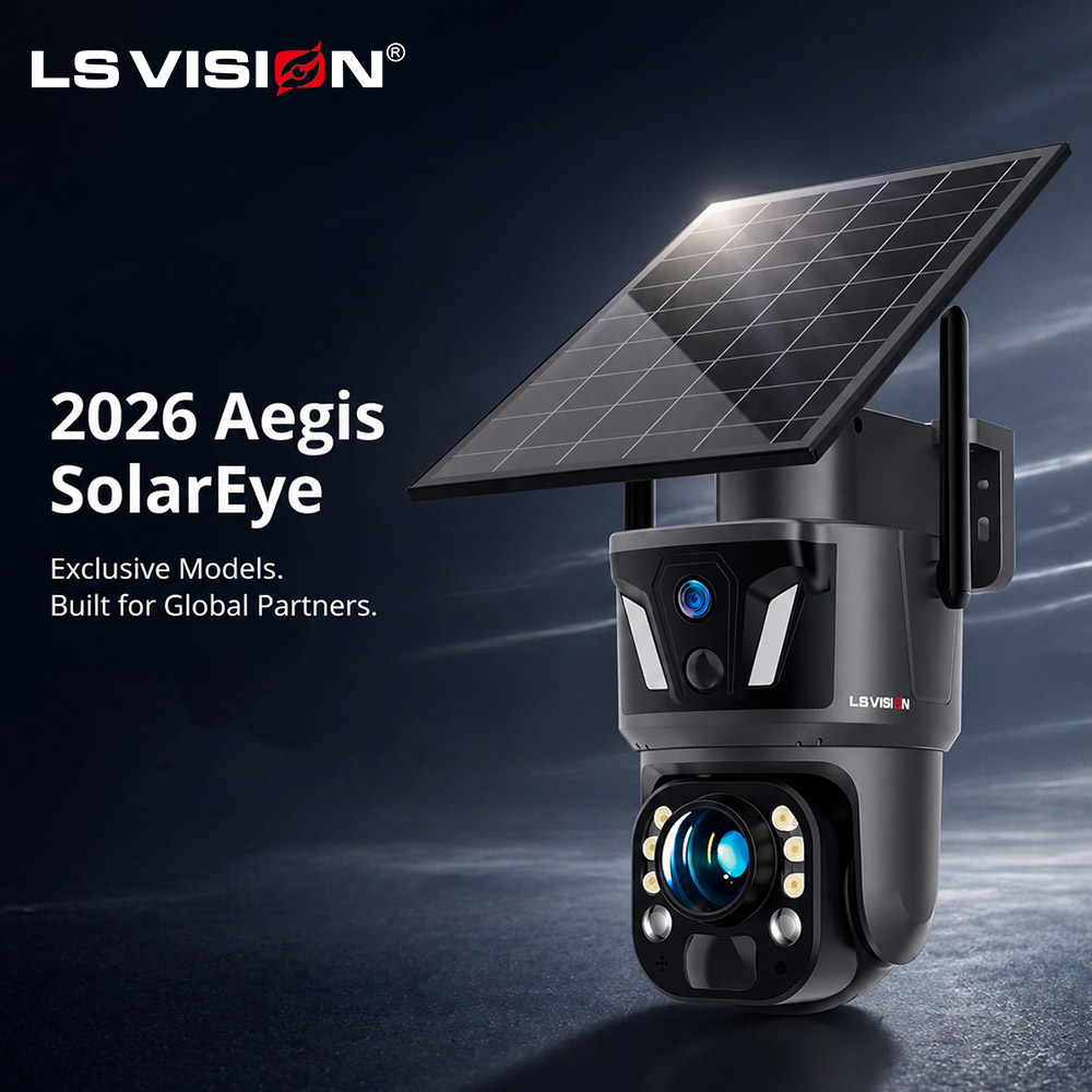 Night Vision Camera Wifi 4G - LS 비전 50X 6MP 무선 태양광