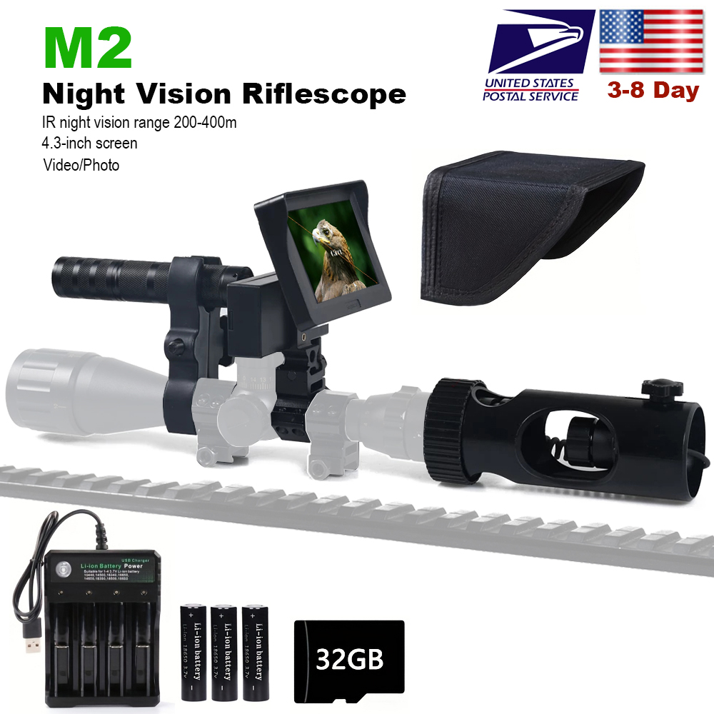 Night Vision Rifle Scope Ir 850Nm - IR 광학 조준경 야간 투시경, 4.3인치