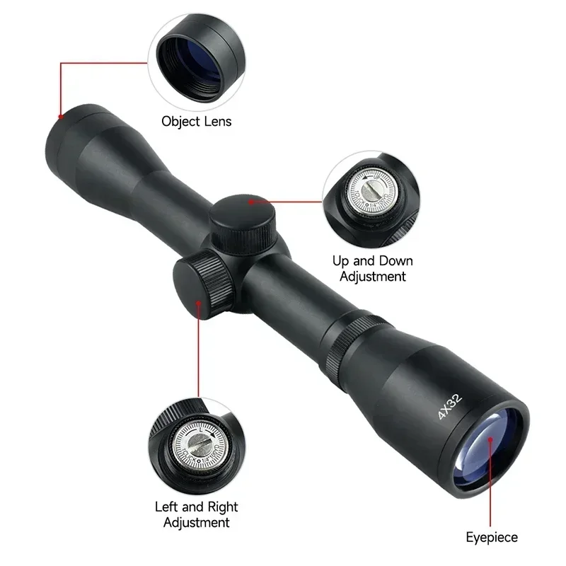 4x32 1.5-5x32IR 2-6X32AOE 전술 스 - Night Vision Scope For Crossbow 리뷰 및 가격