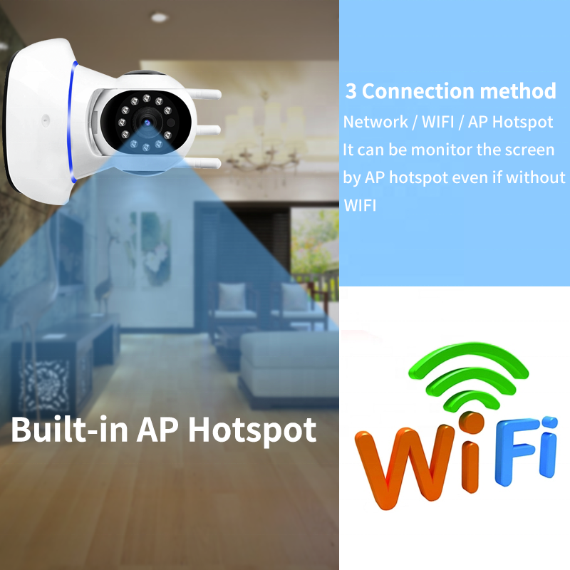 1080P HD 실내 무선 IP 카메라 360 °    - Night Vision Camera Wifi 4G 리뷰 및 가격