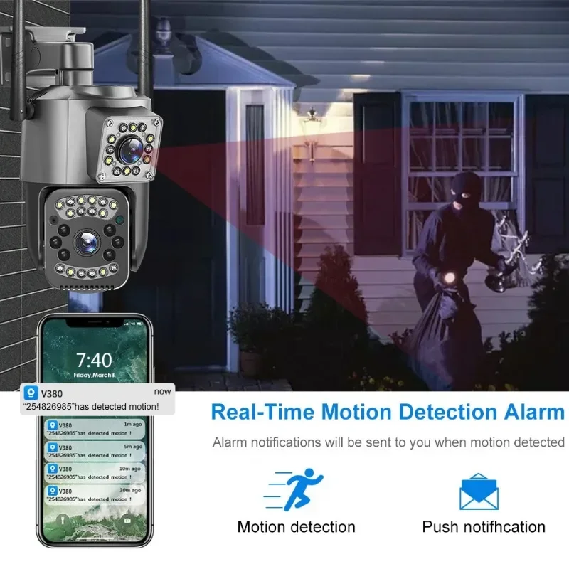 와이파이 IP 카메라, 4K PTZ 듀얼 렌즈 CCTV - Night Vision Camera Wifi 4G 리뷰 및 가격