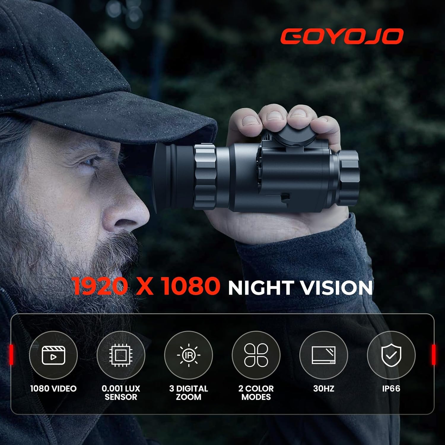 고요조 나이트 비전 고글- NVG10 사진 및 비디오  - Night Vision Scope 4X Digital 리뷰 및 가격