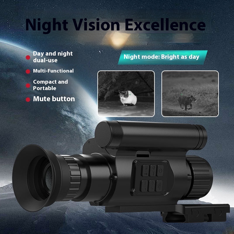 야간 투시 단안경 IR 사냥 스코프 NV075 32mm - Night Vision Monocular 1080P 리뷰 및 가격