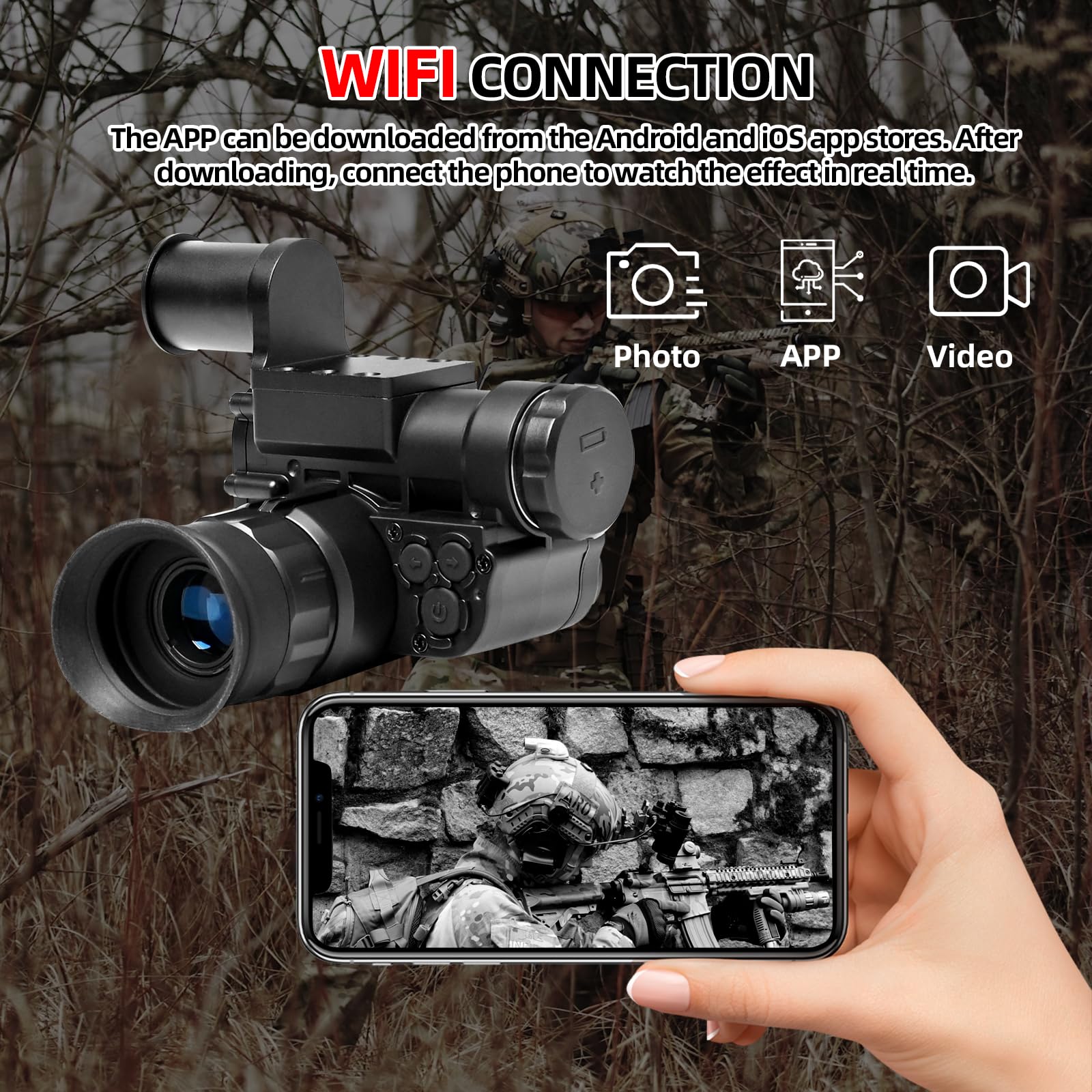 전술 디지털 적외선 Nvg10 야간 투시경 헬멧 장착  - Night Vision Monocular 1080P 리뷰 및 가격
