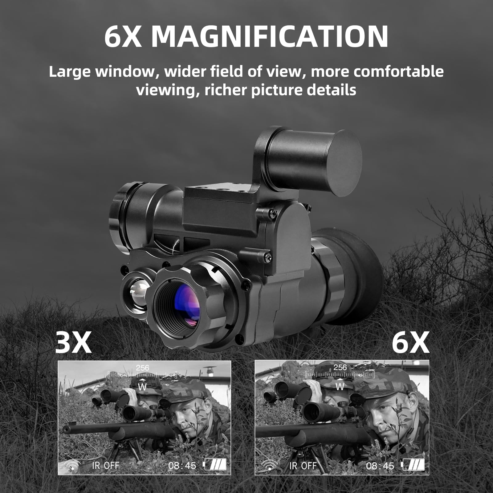 전술 디지털 적외선 Nvg10 야간 투시경 헬멧 장착  - Night Vision Monocular 1080P 리뷰 및 가격